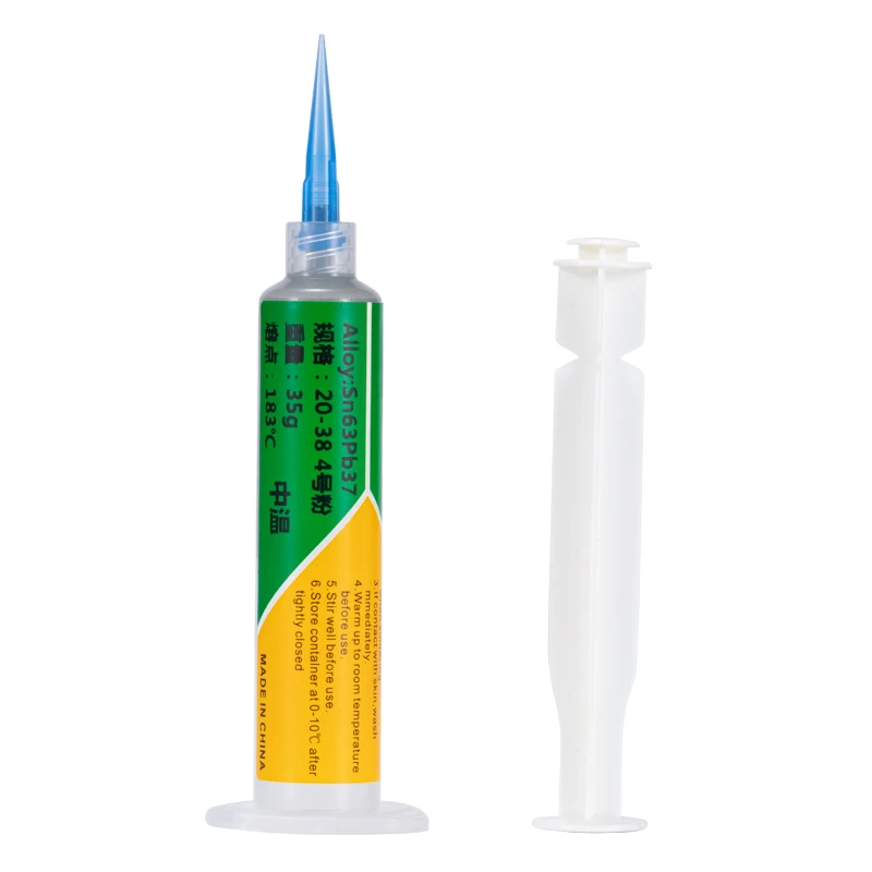 Syringe Flux For Soldering SMD For BGA IC PCB Needle Tube Tin Solder Paste Welding paste Melting point 183℃