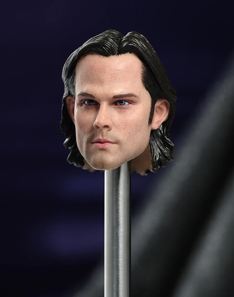 1/6 Sam Winchester Jared Padalecki Head Model Male Head Carving For 12