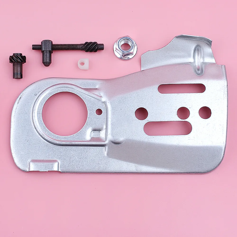 Chain Adjuster Tensioner Guide Bar Plate For Husqvarna 445 450 Bar Nut Kit Chainsaw Replace Spare Tool Part