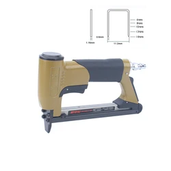 MEITE MT1016J Crown 11.2mm Pneumatic  U Nail Gun Leg Length 6-16mm Air Stapler for Furniture