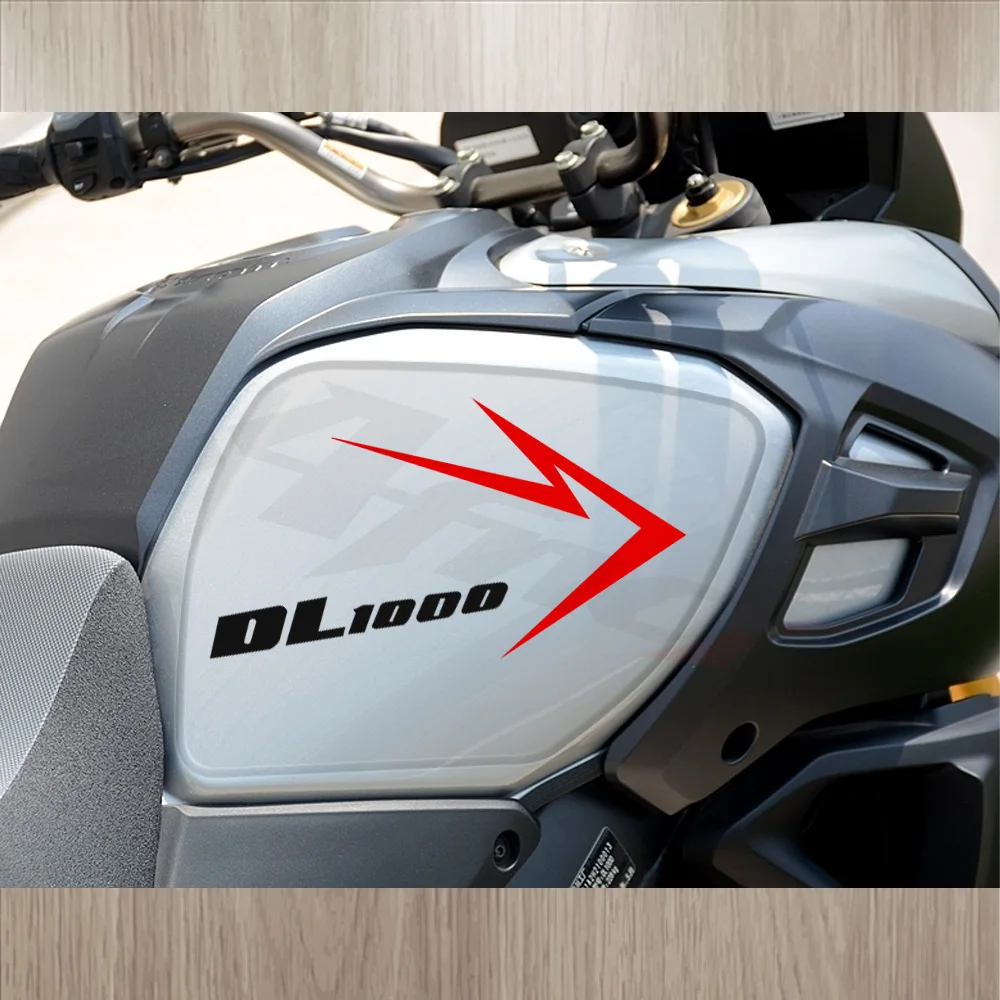 FOR V-Strom DL1000 DL 1000 VSTROM 2014-2019 Motorcycle Accessories Protector Transparent Epoxy Resin Tank Pad Sticker 3D Decals