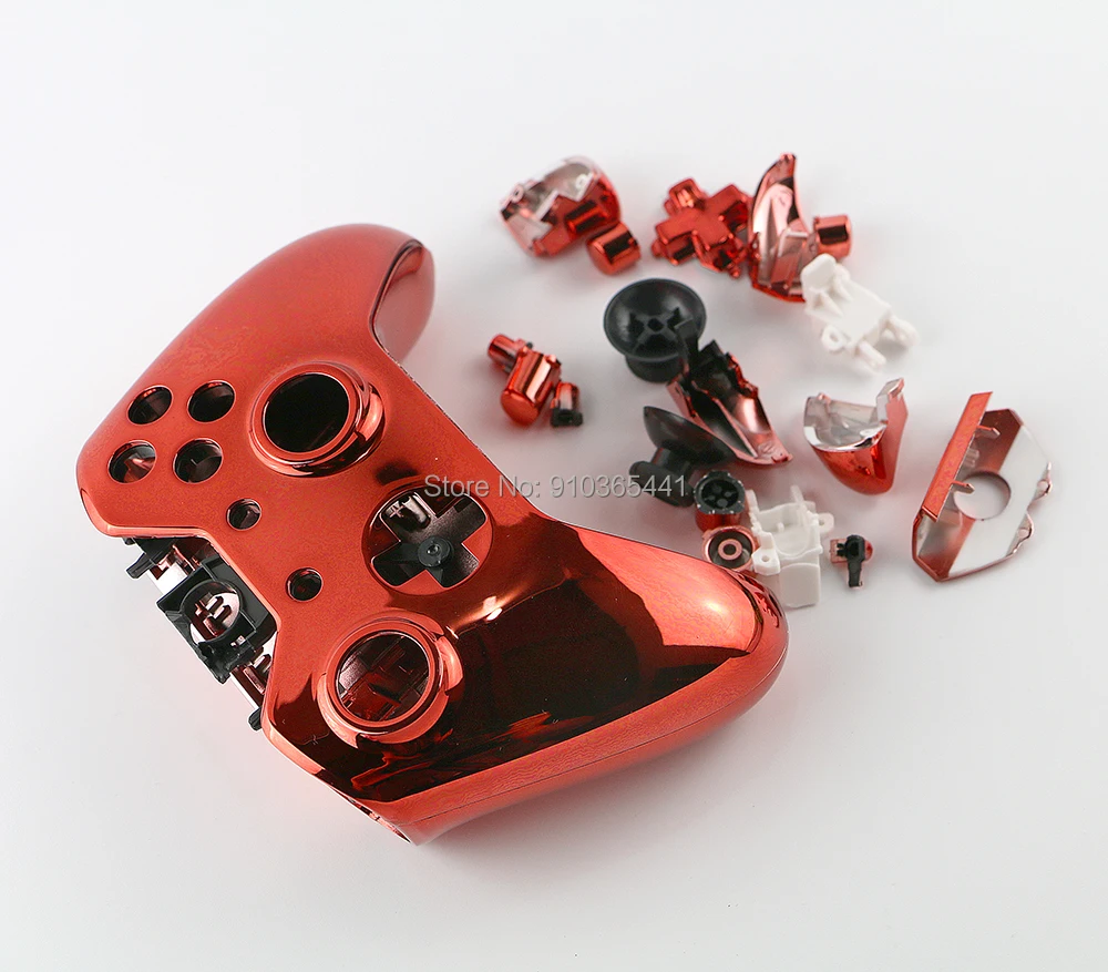 1set/lot Replacement Chrome Protective Case Cover Skin Shell case with buttons For Xbox one xboxone Game Console