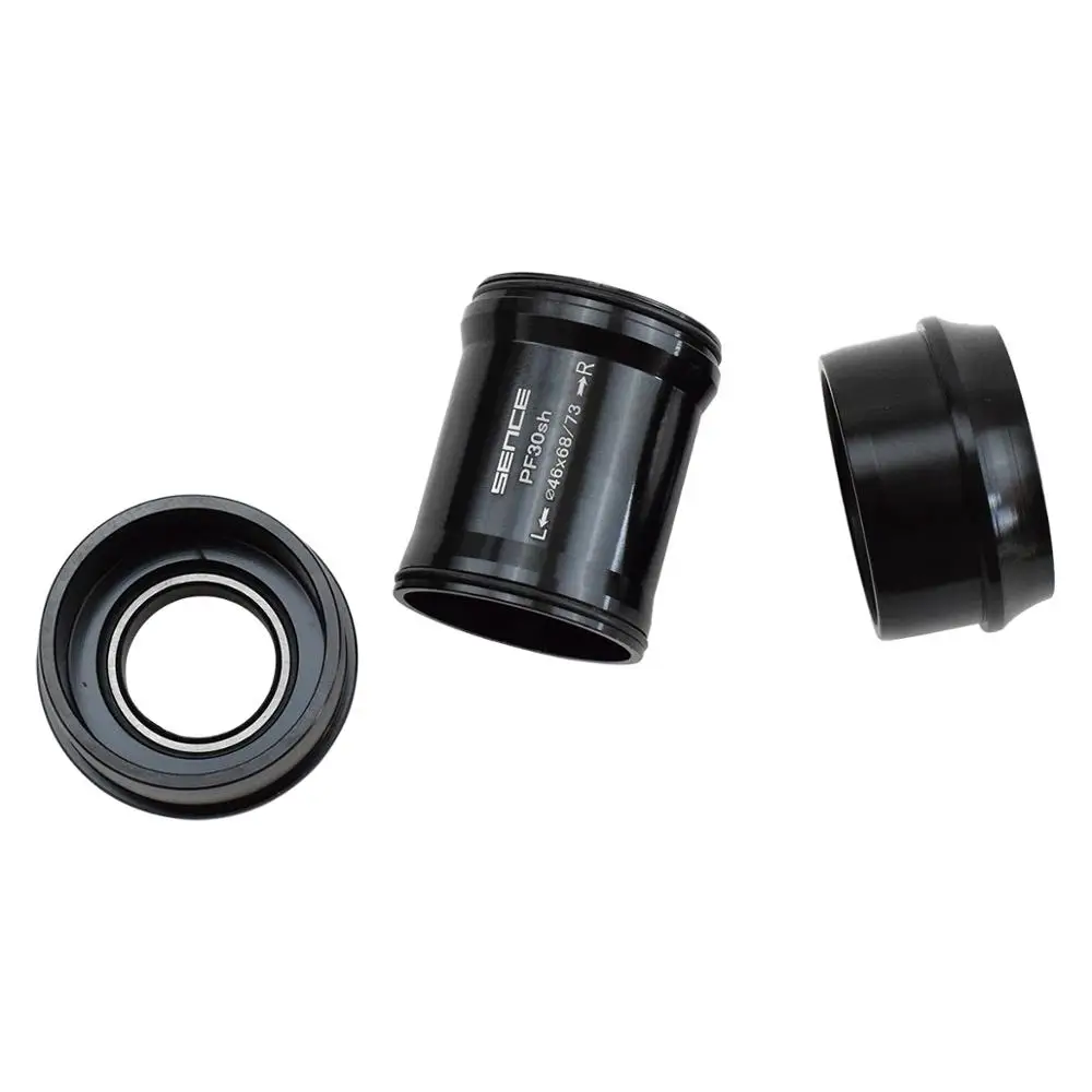 Alloy Bike BB Sets Parts Bearing 68 73mm Central Axis Road MTB Bicycle Bottom Bracket BB30 PF30 BB386 BSA 30 24 22mm For SHIMANO