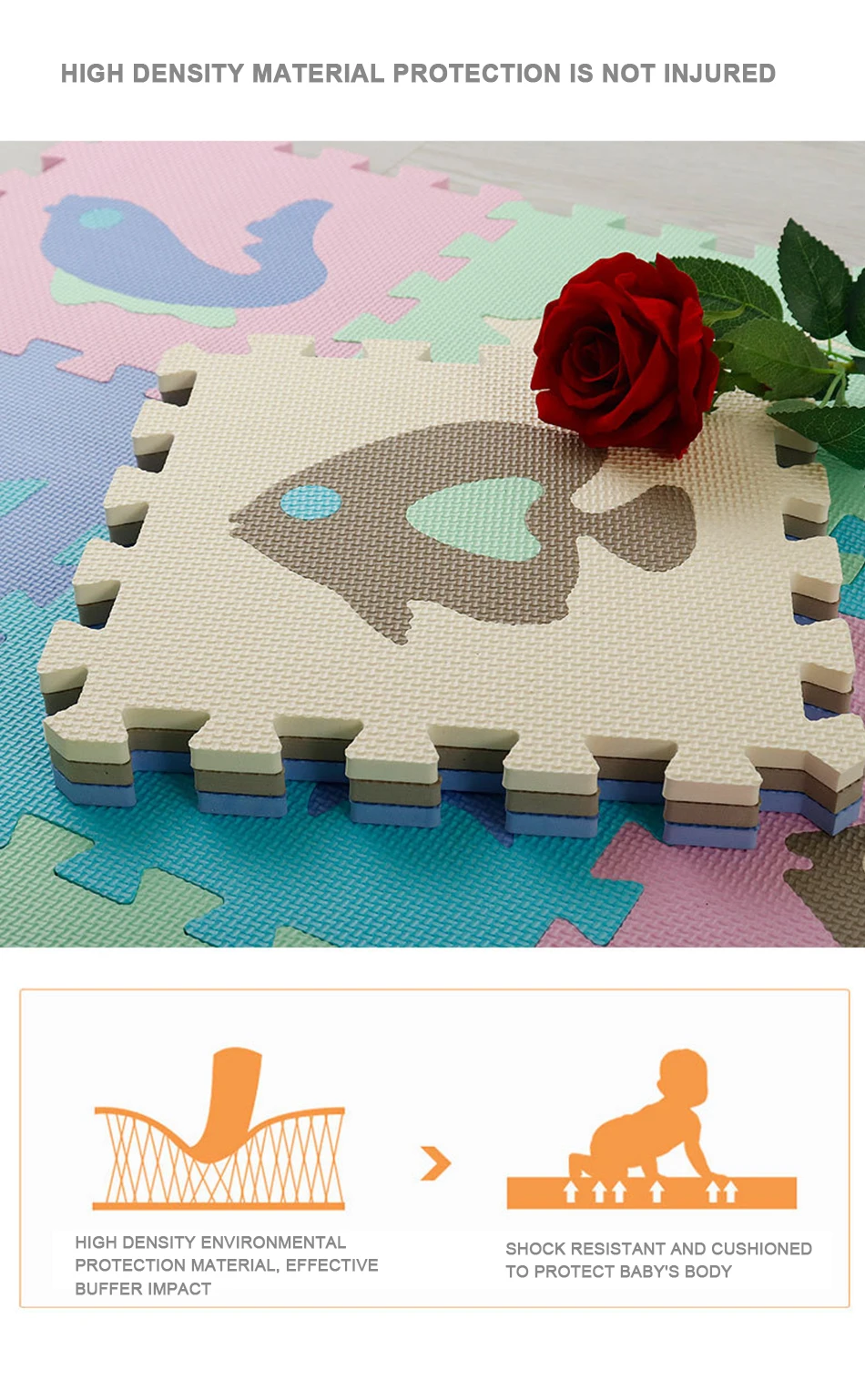 25/9PCS Baby Spielen Matte Boden Entwicklung Krabbeln Teppiche Kinder Spielzeug EVA Puzzle kinder Matte Schaum Teppiche weichen Boden Schutz Matte