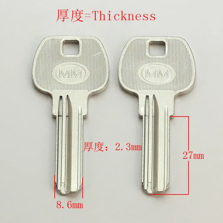 B382 House Home Door Empty Key blanks Locksmith Supplies Blank Keys 10 pieces/lot