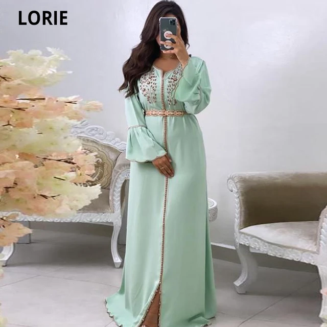 Caftan vert eau sale