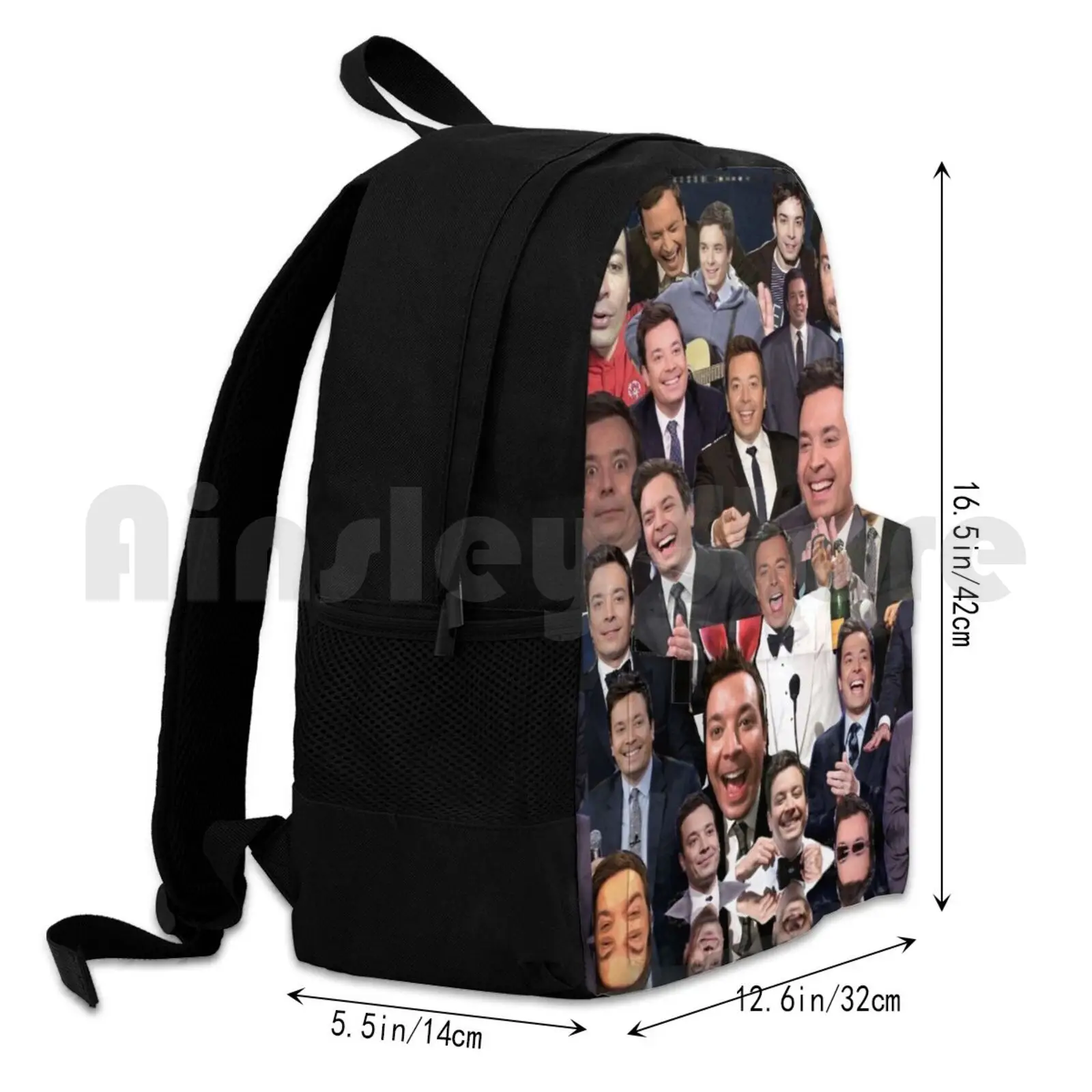 Jimmy Fallon Collage Outdoor Hiking Backpack Riding Climbing Sports Bag Jimmy Fallon The Tonight Show Starring Jimmy Fallon The