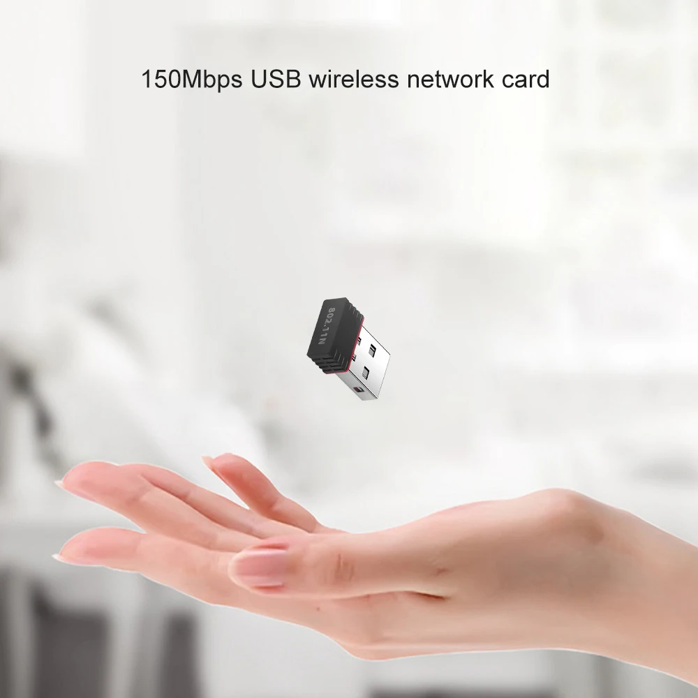 150Mbps Mini USB Wireless Wifi Adapter Wi fi Network LAN Card 802.11b/g/n RTL8188 Network Card for PC Desktop Computer