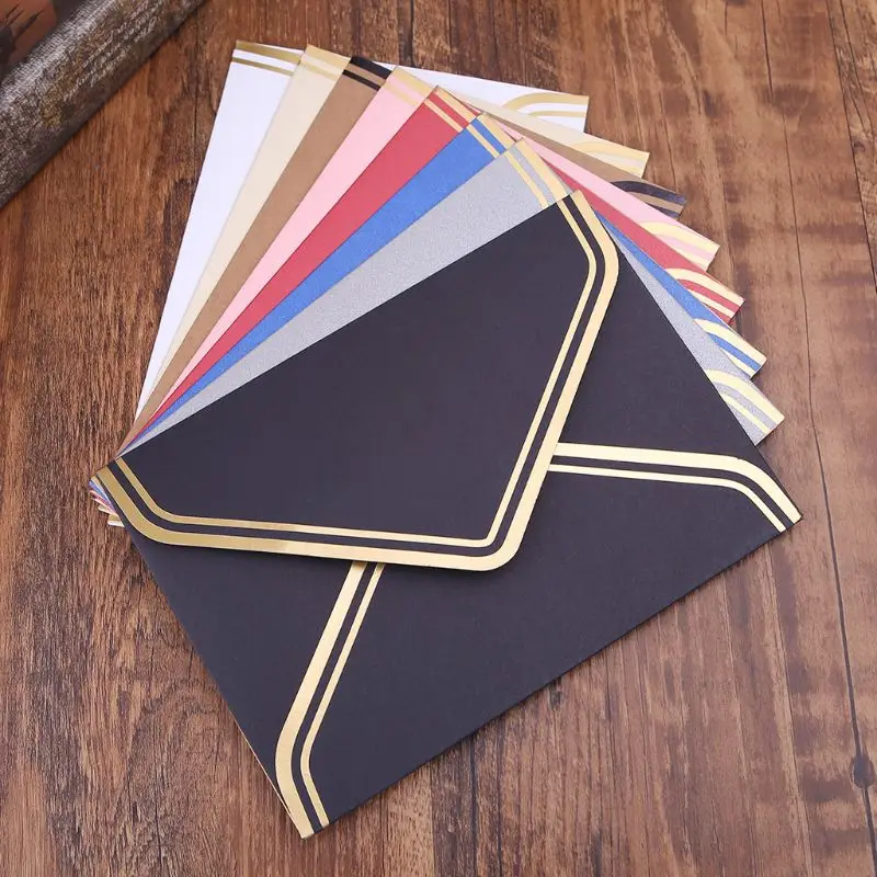 10pcs Retro Vintage Blank Craft Paper Envelopes For Letter Greeting Cards Weddin