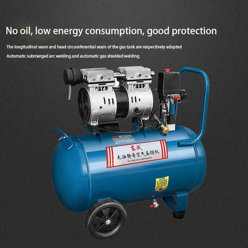 Stille Oil-free Air Kompressor Luft Kompressor Inländischen Luft Pumpe