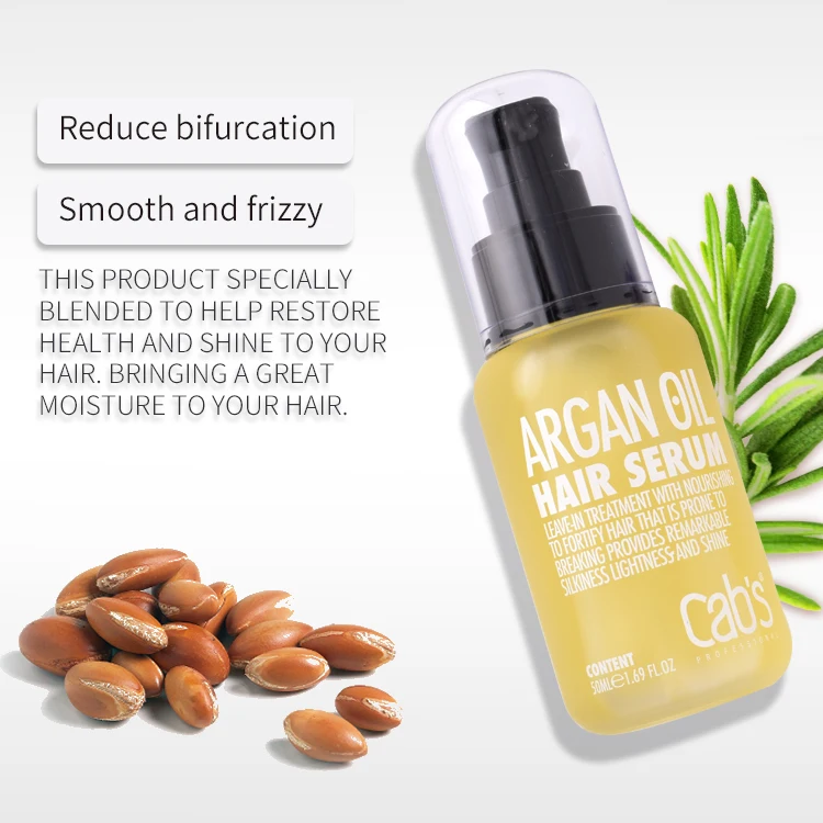 Aceite de argán marroquí para el cuidado del cabello, aceite esencial para el cuidado del cabello limpio y rizado, REPARADOR DE DAÑOS secos para el crecimiento del cabello, 50ml