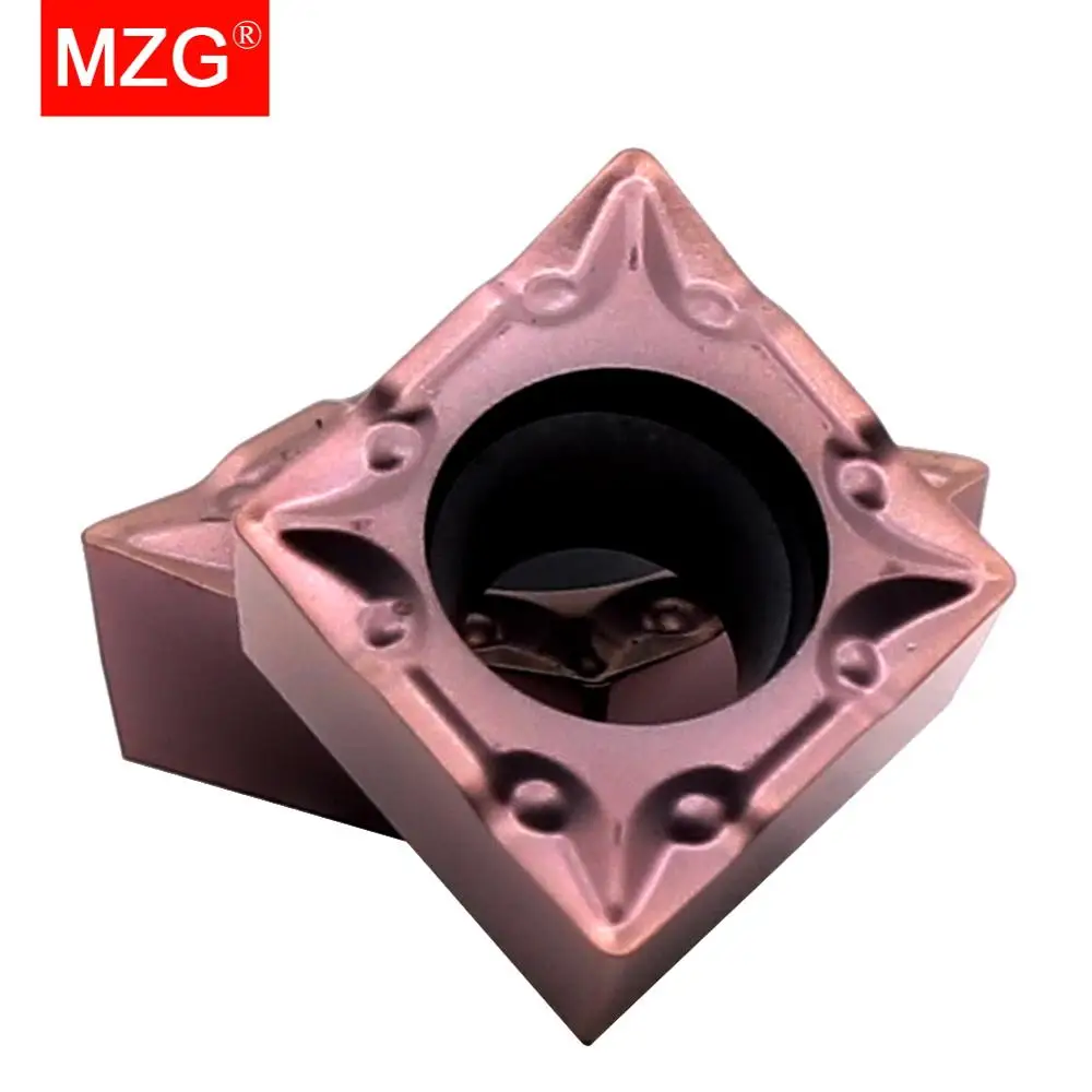 MZG 10PCS CCMT 0602 09T3 04 08 TM ZP152 External Internal Boring Turning CNC Lathe Cutting Tools Carbide Inserts