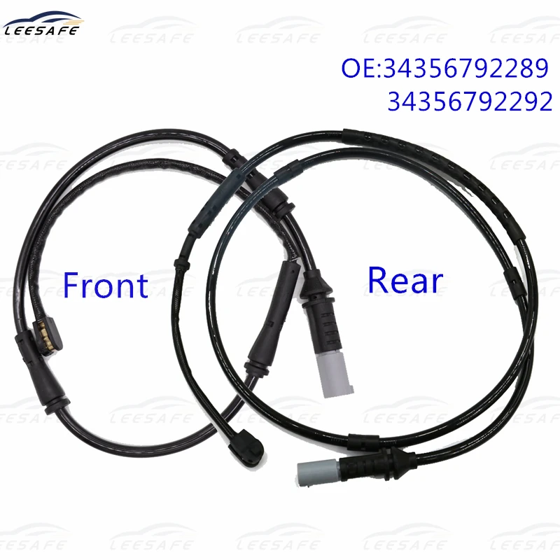 Brake Sensor Car Front+Rear Brake Disc Pad Wear Sensor 34356792289 34356792292 Replacement For BMW F20 F21 F22 F87 F30 F35 F32