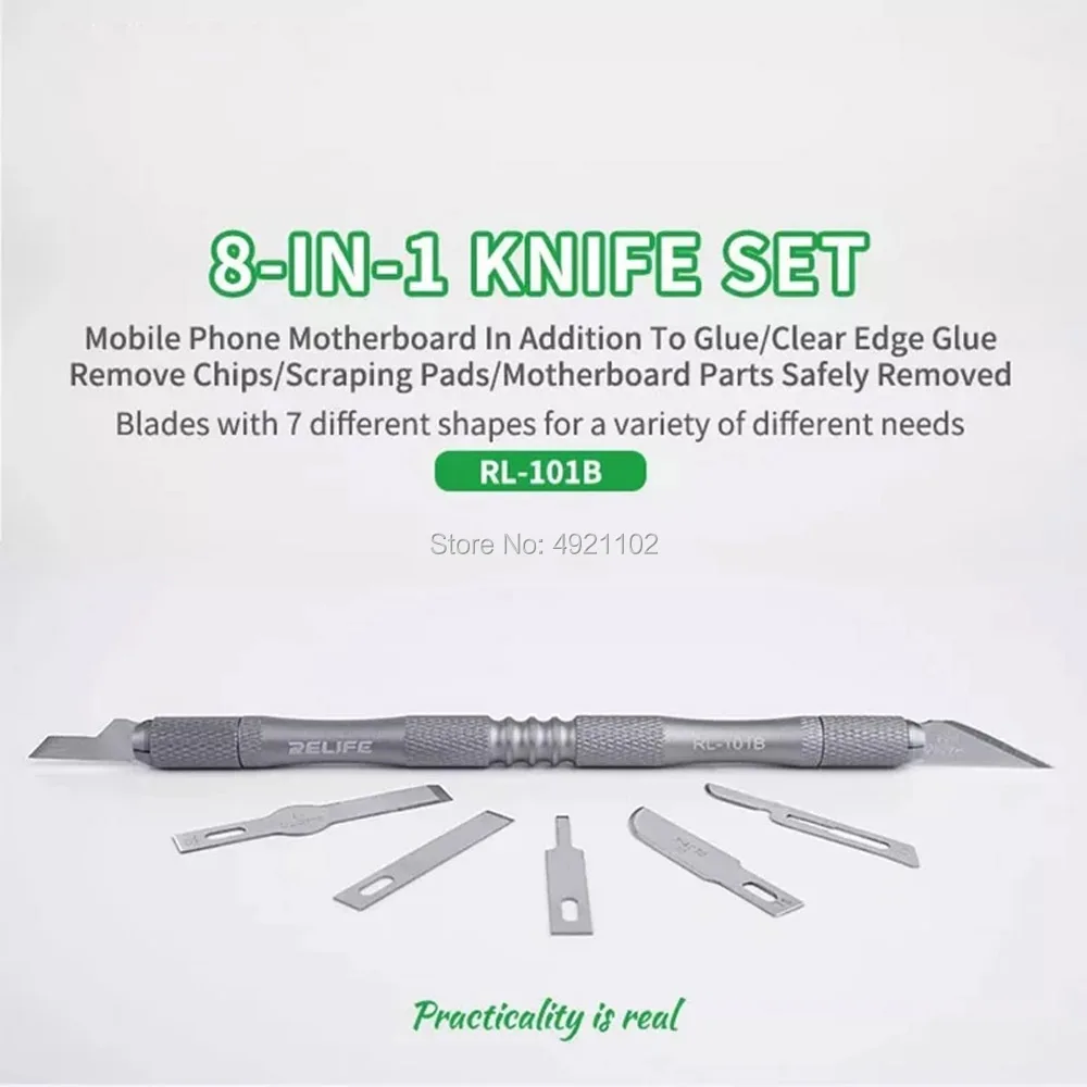 Relife Knife CPU IC Glue Remover Motherboard BGA Chip Glue Cleaning Scraping Pry Knife DIY Scrapbooking Crafts Carving Blade