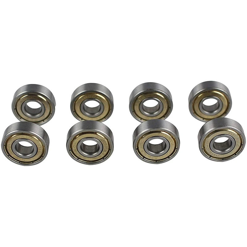 8PACK 608zz Skateboard Bearings Longboard Bearings for Wheels Bearings for Board Trucks Skates with abec-11