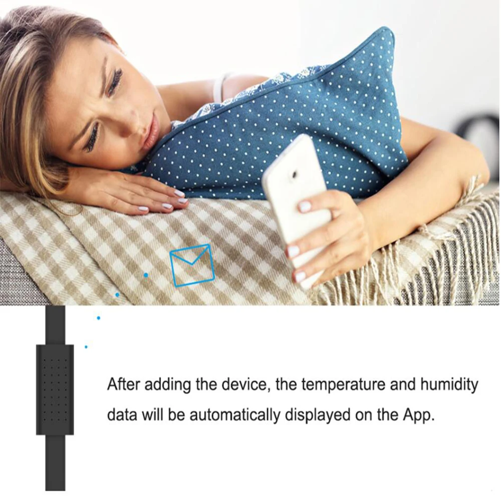 Broadlink HTS2 Temperatuur En Vochtigheid Sensor Smart Home Automation Accessoire Werkt Met Broadlink RM4 Pro Via Broadlink App