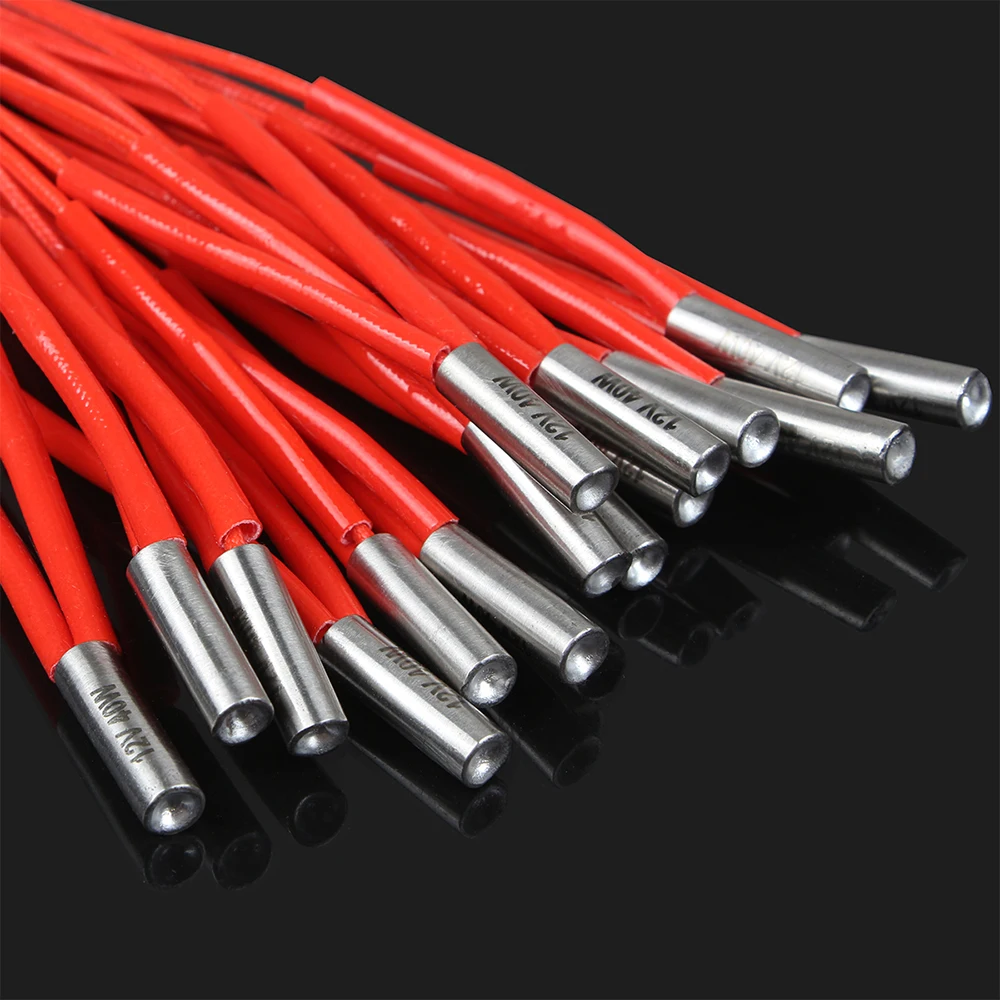 XCR3D-pieza de impresora 3D, 12/ 24V, 40/70W, tubería de calefacción, elementos de calentador eléctrico de un solo extremo, tubo de calefacción de