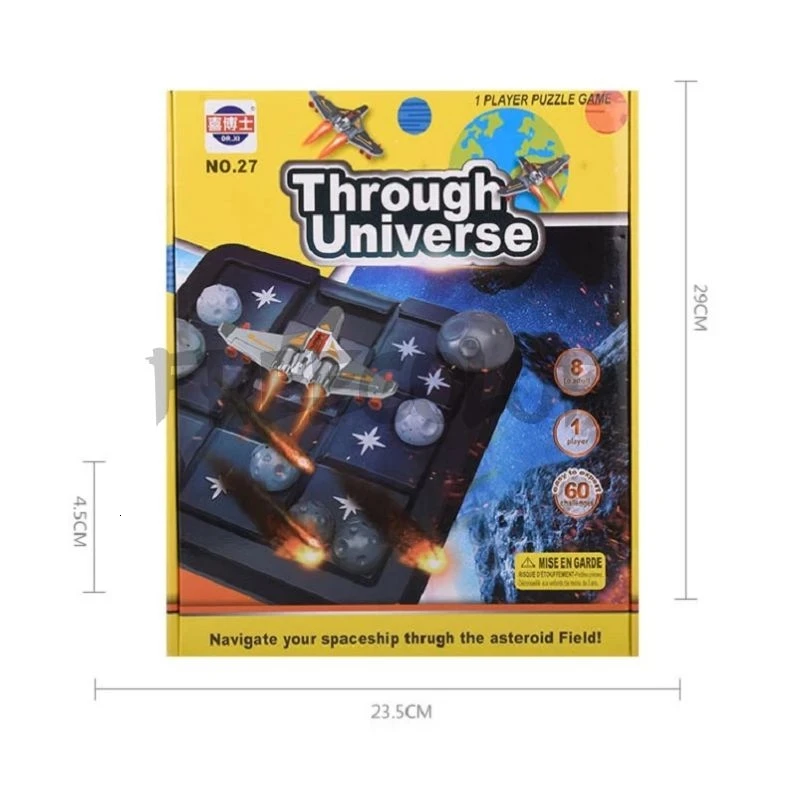 Asteroid Escape Sliding Puzzle Travel Game for Kids and Adults Cosmic Cognitive Skill-Building Brain Game for Ages 6 & Up