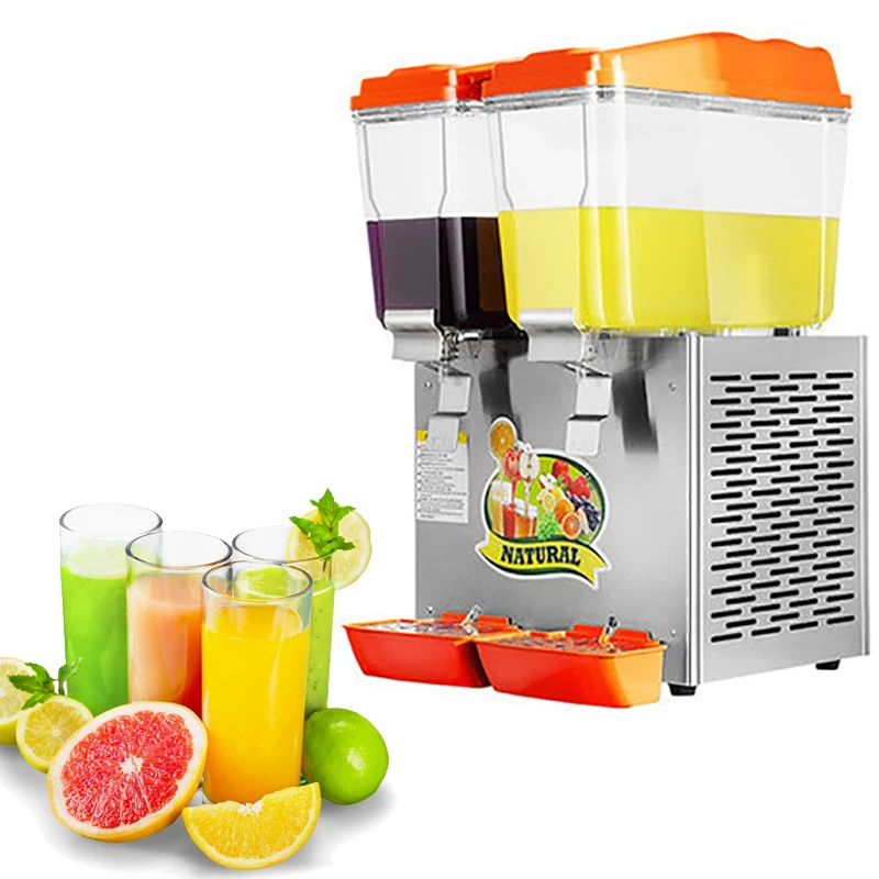 Double Cylinder Three Cylinder Hot And Cold Drink Machine Fully Automatic Commercial Juicer Milk Tea Self-help Beverage Machine