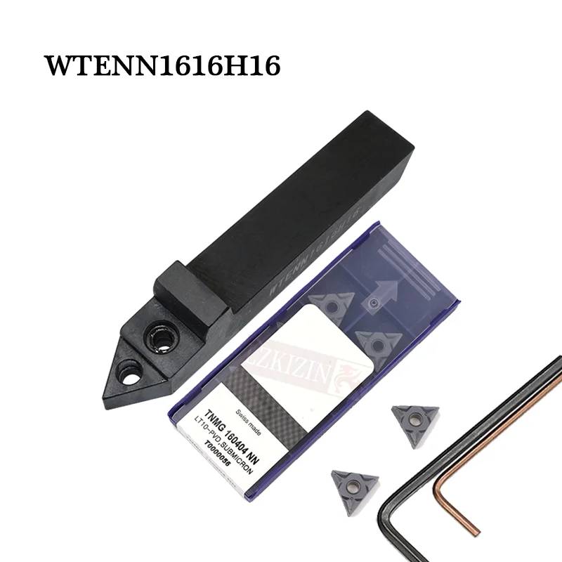 1pc WTJNR1616H16 MTJNR1616H16 MTENN1616H16 WTENN1616H16 Lathe External Turning Tool Holder with TNMG160404 TNMG 160408 Inserts