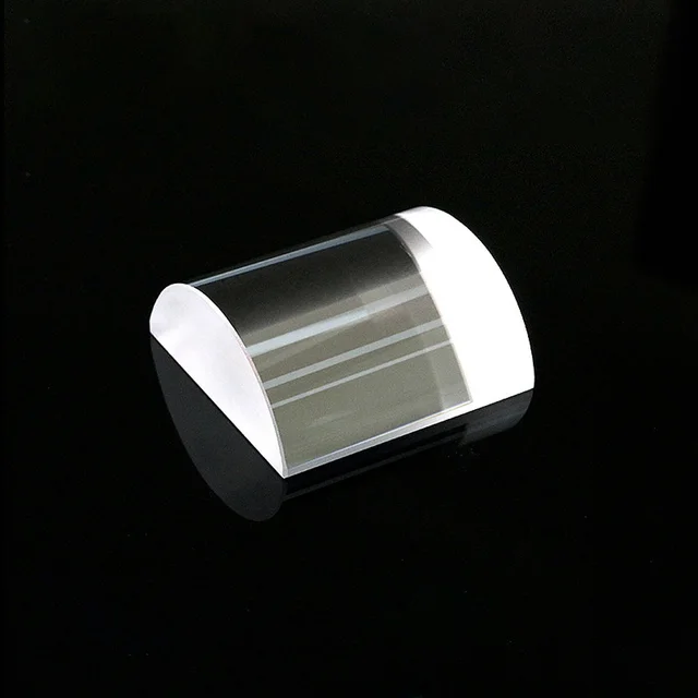 Cylindryczna głowica soczewki rozmiar soczewki 26 x 26 mm ogniskowa 50 mm płasko-wypukła soczewka cylindryczna numer części 681