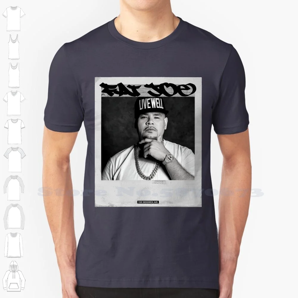 Fat Joe 100% Cotton T-Shirt Rap Music R O All Flows Reach Out Boom Bap 90S Hip Hop R A The Rugged Man All My Heroes Are Dead Ra