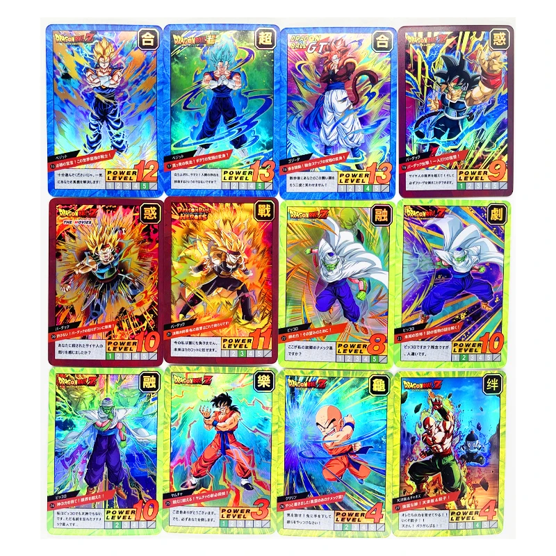 54pcs/set Dragon Ball Z GT Burst No.1 Super Saiyan Heroes Battle Card Ultra Instinct Goku Vegeta Game Collection Cards