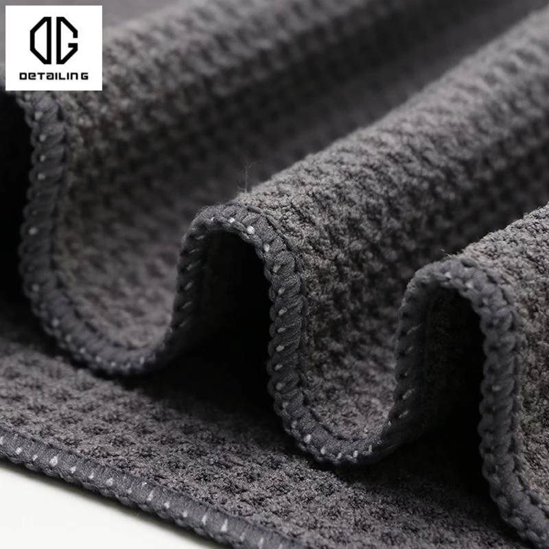 DETAILING 60*80 cm Microfiber Waffle Cloth 380gsm Car Cleaning Washing Towel