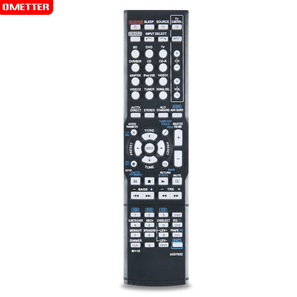 Nowe plastikowe wymiana AXD7622 pilot do TV dla Pioneer VSX-521 AXD7660 VSX-422-K AXD7662