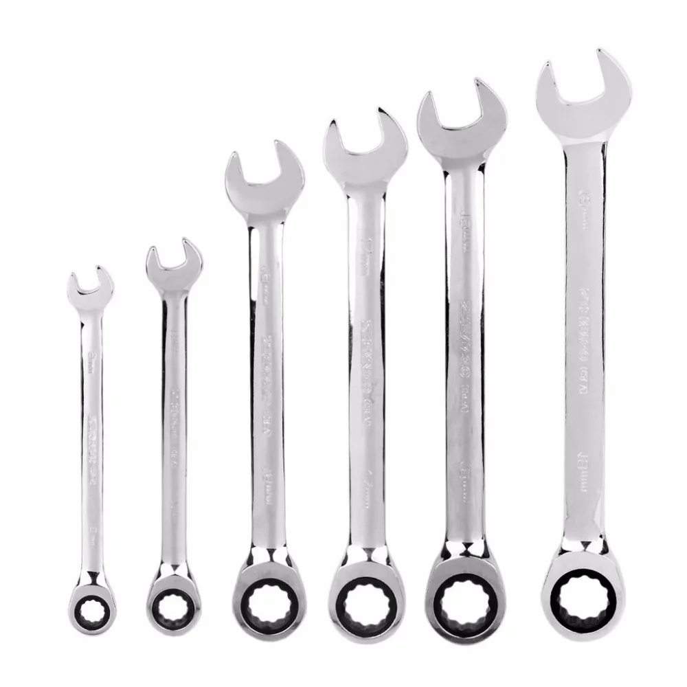 Ratchet Combination Metric Wrenches spanner Hand Tools Torque Gear Socket Nut Tools, Choice of one or a set of wrenches