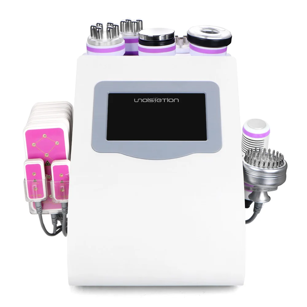 Multi-function 9 in 1 liposuction lose weight thin body Vacuum Cavitation System body contouring machine fat burning machine