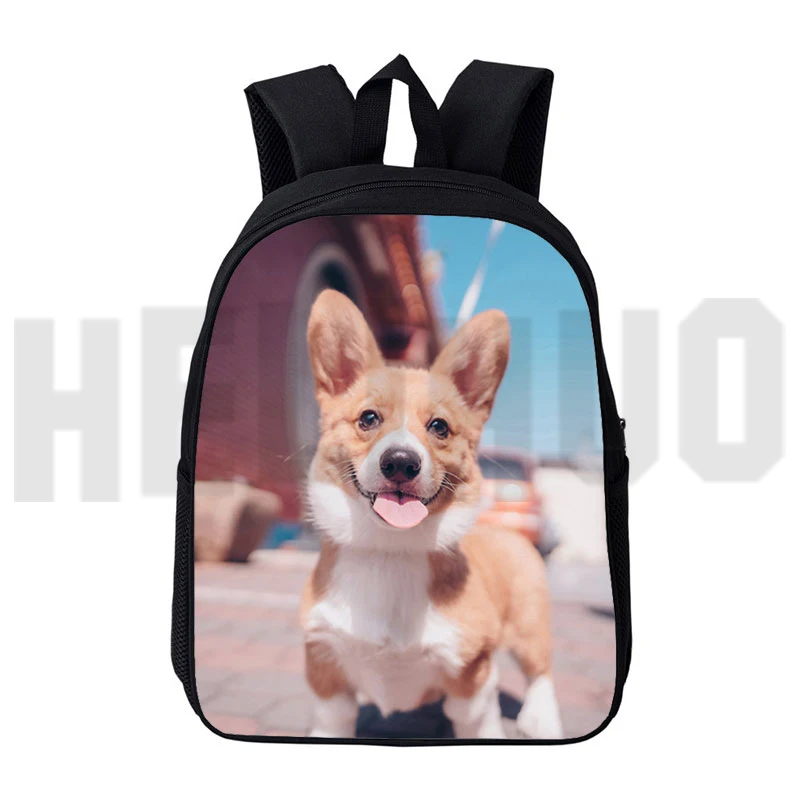 

New Cute 3d Print Children School Bag Welsh Corgi Pembroke for Boys Girls Kids Backpack Student Bookbags Bagpack Mochila Escolar