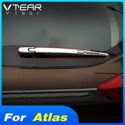 Vtear chrome rear window wiper cover trim accessories exterior car styling parts For Geely Atlas Emgrand NL-3 Proton X70 2018