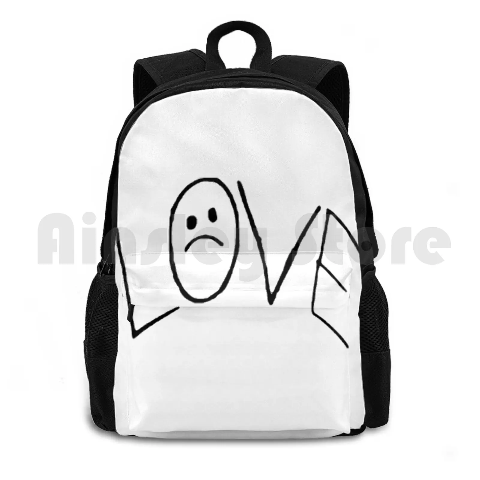 

Love Lil Peep Открытый походный рюкзак Водонепроницаемый Кемпинг Путешествие Love Lil Peep Love Lil Peep Lil Peep Татуировка Текст Черный Рэп Us