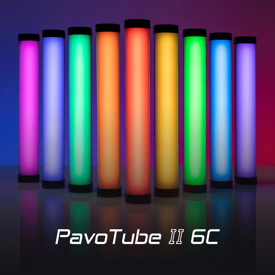 

Nanlite PavoTube II 6C LED RGB 라이트 튜브 휴대용 핸드 헬드 사진 조명 스틱 CCT 모드 사진 비디오 소프트 라이트