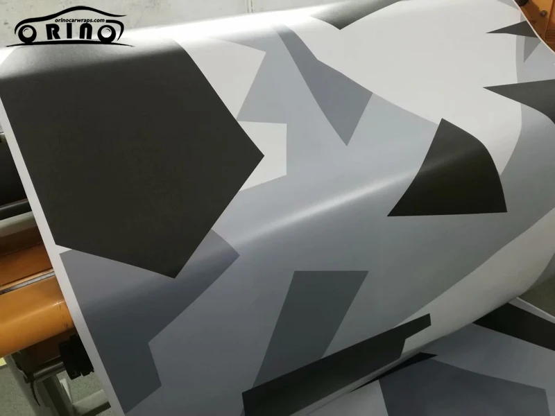 

PVC Black White Gray Camouflage Vinyl Car Wrap Foil With Air Free Bubbles Car Sticker Decal Wrapping
