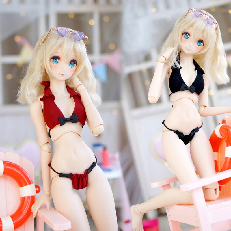 D03-P489 children toy BJD DD SD MSD  1/3 doll's clothes Sexy Halter Bikini set