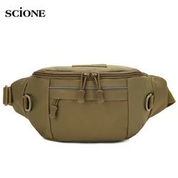 Tactical Chest Bag Men Waist Sling Bags Zipper Belt Pouch Hiking Fishing Camping Travel Outdoor Shoulder Hunting Fanny Pack