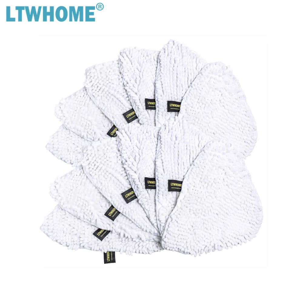 LTWHOME Design Compatible Coral Mop Pads Replacement for Vileda 100°C Hot Spray Mop, for Hardwood Floor