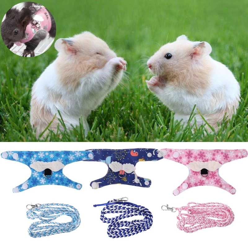 

Multipurpose Forret Hamster Vest Clothes Rabbit Guinea Pig Small Pet Harness Comfortable To Wear Accessories