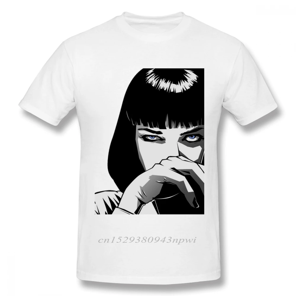 Fashion Pulp Fiction Wallace T shirt Leisure Stylish Streetwear Tee Shirt Crewneck XS-3XL Plus Size Movie T-shirt