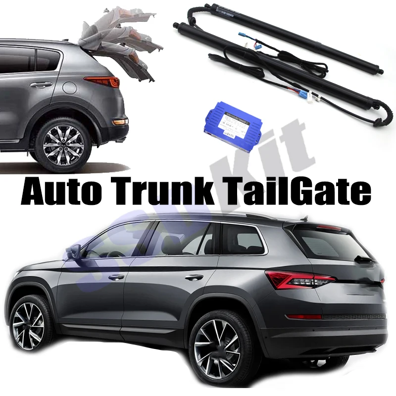 Car Power Trunk Lift Electric Hatch Tailgate Tail Gate Strut Auto Rear Door Actuator For Skoda Kodiaq 2016~2021