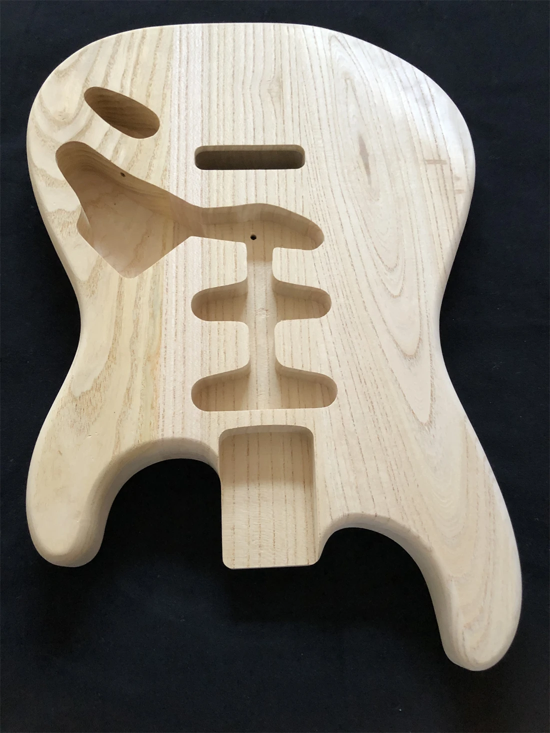 Unfinished Guitar Body, Ash wood SSS Guitar Replacement DIY