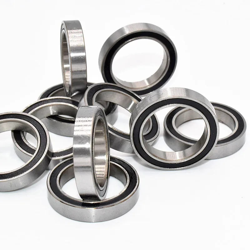 6702RS 15*21*4 (mm) 10piece bearing ABEC-5 6702 chrome steel bearing metal sealed bearing Thin wall bearing