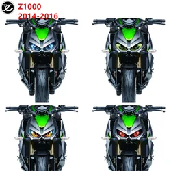 For KAWASAKI Z1000 Z 1000 2014 2015 2016 Motorcycle Accessories 3D Front Fairing Headlight Sticker Guard Stickers Protect light