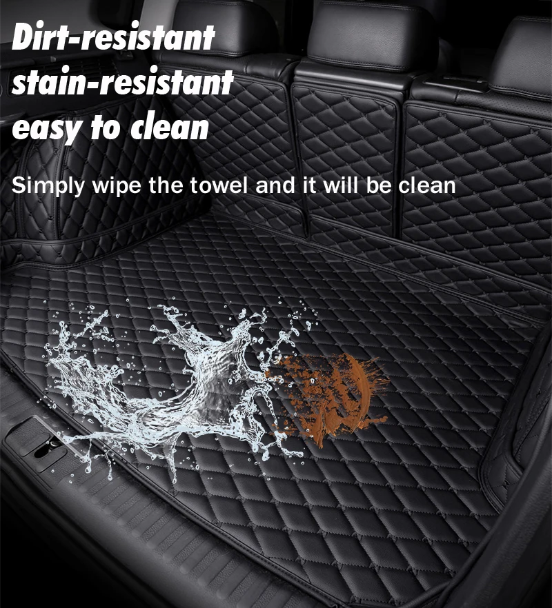 Car trunk mat for Honda Accord Eighth generation 2008 2009 2010 2011 2012 2013 cargo liner carpet interior accessories cover