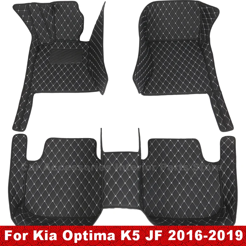 

Car Floor Mats Interior Accessories Waterproof Protector Styling Carpets For Kia Optima K5 JF 2019 2018 2017 2016 Auto Custom