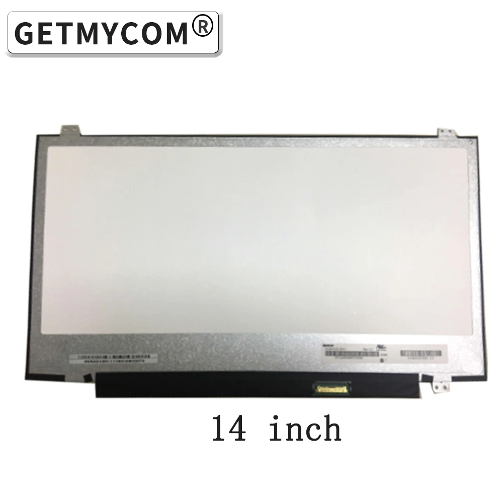 

Getmycom original 14 inch LED LCD Screen Display Panel Model N140HCE-EN1 replacementb LCD Panel Rev C2 IPS 72%NTSC FHD new