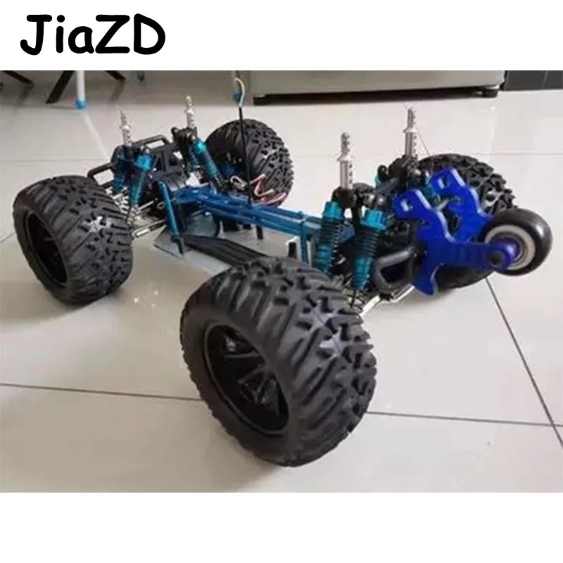 1 zestaw przednich kół stojących o dużej prędkości opony z podnoszoną głowicą do HSP 94108 94111 94188 110 skala RC monster Car Accessory A01