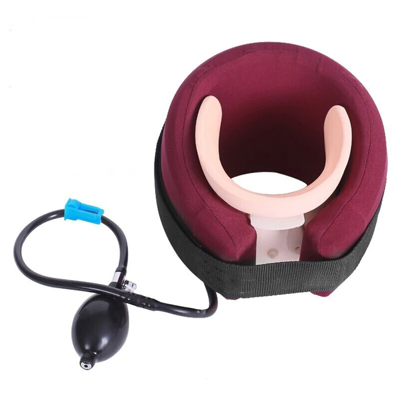 U Type Inflatable Cervical Neck Traction Device Pain Stress Relief Neck Stretcher Medical Cervical Spine Posture Correct Tractor